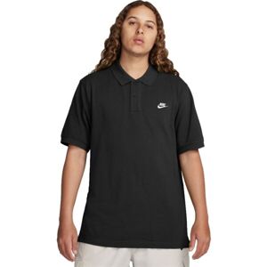 Nike CLUB Pánske tričko polo, čierna, veľkosť