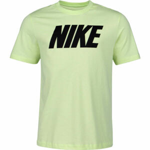 Nike NSW TEE ICON NIKE BLOCK M Pánske tričko, svetlo zelená,čierna, veľkosť