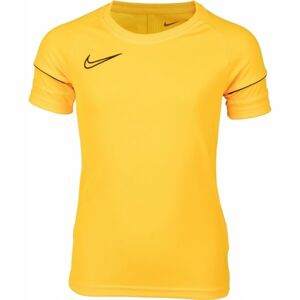 Nike DRI-FIT ACADEMY Chlapčenské futbalové tričko, žltá, veľkosť L