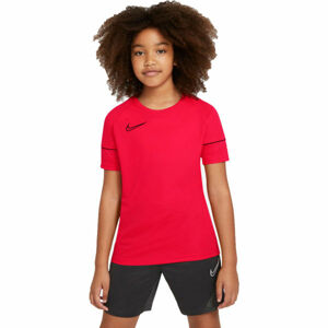 Nike DRI-FIT ACADEMY Detské futbalové tričko, červená, veľkosť XL
