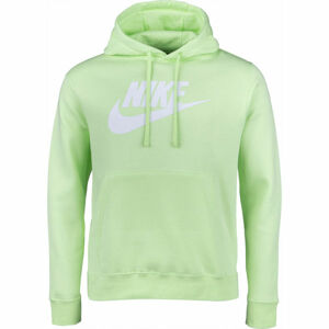 Nike NSW CLUB HOODIE PO BB GX M Pánska mikina, svetlo zelená, veľkosť XL