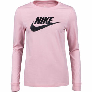 Nike SPORTSWEAR Dámske tričko s dlhým rukávom, ružová, veľkosť M