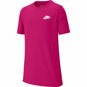 Nike NSW TEE EMB FUTURA B Chlapčenské tričko, ružová, veľkosť L