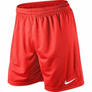 Nike PARK KNIT SHORT YOUTH červená M - Detské futbalové trenírky
