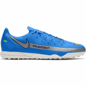 Nike PHANTOM GT CLUB TF BLU Pánske turfy, modrá,biela,sivá, veľkosť 40.5