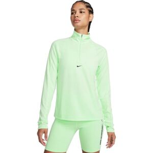 Nike DRI-FIT PACER Dámska športová mikina, svetlo zelená, veľkosť XS