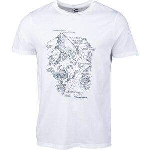 Northfinder BURTON Pánske tričko, biela, veľkosť S