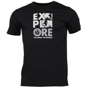 Northfinder EXPLORER Pánske tričko, čierna, veľkosť XXL