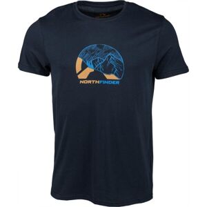 Northfinder NFSPHERE Pánske tričko na voľný čas, tmavo modrá, veľkosť S