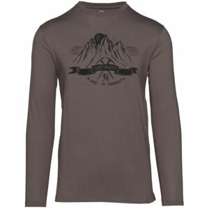Northfinder ORGEJ Pánske tričko, hnedá, veľkosť L