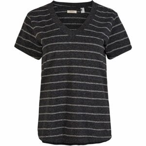 O'Neill LW ESSENTIALS V-NECK T-SHIRT Dámske tričko, čierna, veľkosť XL