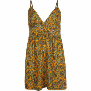 O'Neill LW MEDI AOP DRESS Dámske šaty, oranžová, veľkosť S