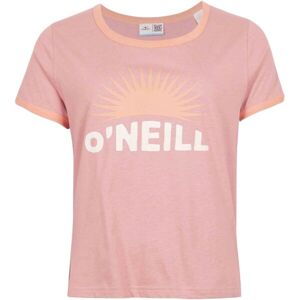 O'Neill MARRI RINGER T-SHIRT Dámske tričko, ružová, veľkosť