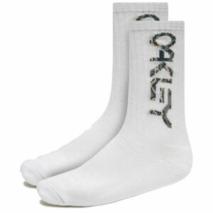 Oakley B1B SOCKS 2.0 (3 PCS) Ponožky, biela, veľkosť L