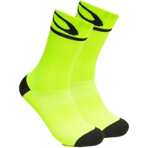 Oakley CADENCE Cyklistické ponožky, reflexný neón, veľkosť S