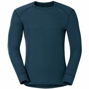 Odlo MEN ACTIVE L/S WARM Pánske funkčné tričko, tmavo modrá, veľkosť L