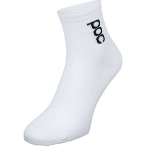 POC ESSENTIAL ROAD LT Športové ponožky, biela, veľkosť 42/44