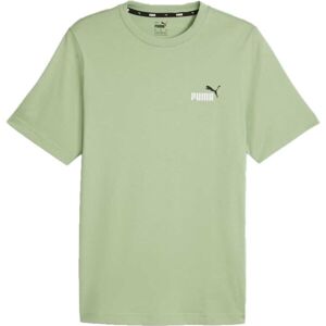 Puma ESS+2 COL SMALL LOGO TEE Pánske tričko, svetlo zelená, veľkosť