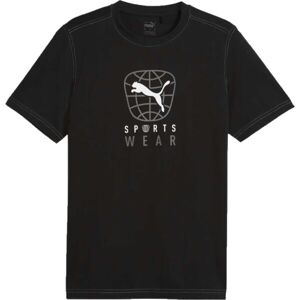 Puma BETTER SPORTSWEAR  TEE Pánske tričko, čierna, veľkosť