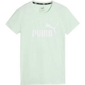 Puma ESS LOGO TEE (S) Dámske tričko, svetlo zelená, veľkosť