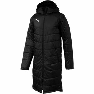 Puma LIGA SIDELINE BENCH JKT LONG čierna XS - Pánsky športový kabát