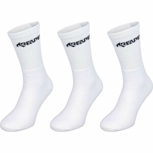 Reaper Sportsock 3-pack Unisex ponožky, biela, veľkosť 39 - 42