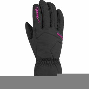 Reusch MARISA Dámske lyžiarske rukavice, čierna,ružová, veľkosť
