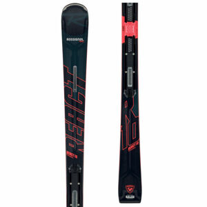 Rossignol REACT 10 TI+NX 12 KONECT GW Pánske zjazdové lyže, čierna, veľkosť 176