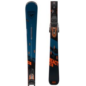 Rossignol REACT 6 CA XPRESS + XPRESS GW B83 Zjazdové lyže, tmavo modrá, veľkosť