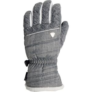 Rossignol W TEMPTATION IMPR G Dámske lyžiarske rukavice, sivá, veľkosť L