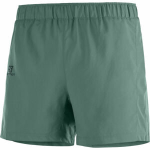 Salomon AGILE 5 SHORT M tmavo zelená XL - Pánske šortky