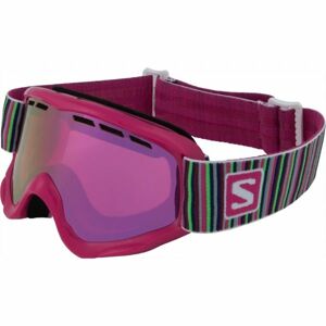 Salomon JUKE ružová  - Dievčenské lyžiarske okuliare