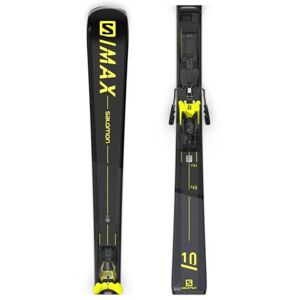 Salomon S/MAX 10 + M12 GW F82 Zjazdové lyže, čierna, veľkosť