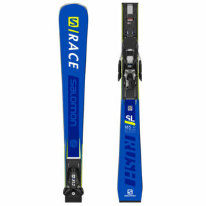 Salomon S/RACE RUSH SL + X12 TL GW Výkonnostný  lyžiarsky set, modrá, veľkosť 160