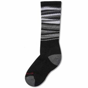 Smartwool WINTERSPORT STRIPE fialová L - Detské zimné ponožky