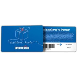 Sportisimo DARČEKOVÁ KARTA Elektronická darčeková karta, modrá, veľkosť 80