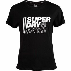 Superdry CORE SPORT GRAPHIC TEE čierna L - Pánske tričko