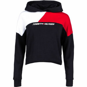 Tommy Hilfiger RELAXED COLOUR BLOCK HOODIE LS  L - Dámska mikina
