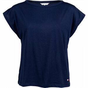 Tommy Hilfiger T-SHIRT tmavo modrá M - Dámske tričko