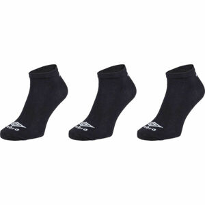 Umbro LINER SOCKS 3 PACK Ponožky, čierna, veľkosť L