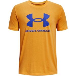 Under Armour SPORTSTYLE LOGO SS Chlapčenské tričko, oranžová, veľkosť M