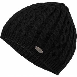Willard Dámska pletená čiapka Dámska pletená čiapka, čierna, veľkosť UNI