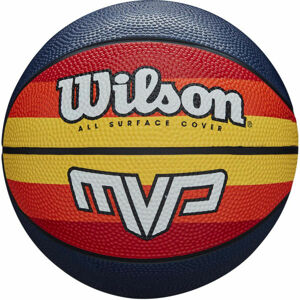 Wilson MVP MINI RETRO ORYE Basketbalová lopta, tmavo modrá,mix,biela, veľkosť
